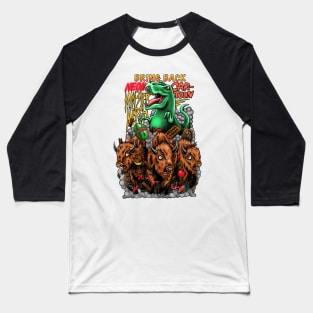 Bring Back Neon Cartoon Monster Merch Baseball T-Shirt